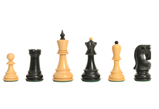 The Zagreb '59 Series Chess Pieces - 3.875" King
