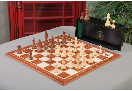 "The Queen's Gambit" Inspired Chess Set, Box, & Board Combination