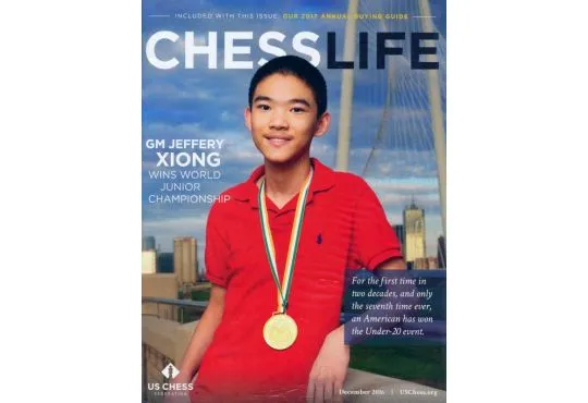 CLEARANCE - Chess Life Magazine - December 2016 Issue 