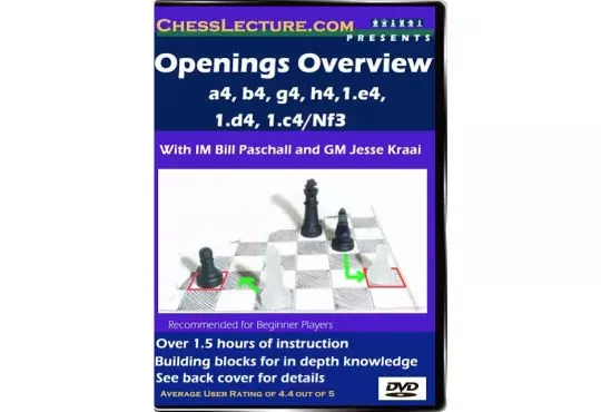 Openings Overview - a4,b4,g4,h4,1.e4, 1.d4, 1.c4/Nf3 - Chess Lecture - Volume 13
