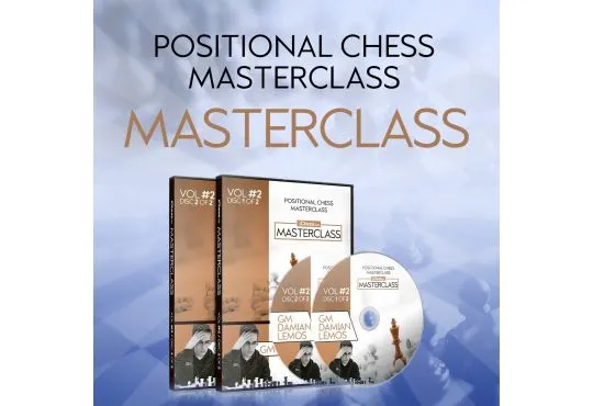 E-DVD - MASTERCLASS - Damian Lemos' Positional Chess Masterclass - GM Damian Lemos - Over 9 hours of Content!