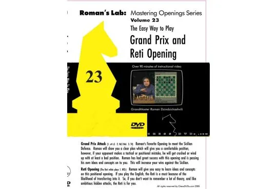 E-DVD ROMAN'S LAB - VOLUME 23 - The Easy Way to Play the Grand Prix and Reti Openings