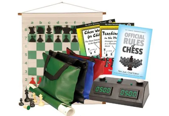 Scholastic Chess Club Starter Kit - For 20 Members - With Zmart Chess Clocks