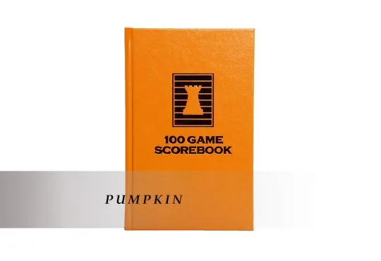 SHOPWORN - Luxury Hardcover Scorebook - PUMPKIN