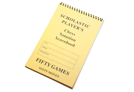 SCHOLASTIC Chess Scorebook (60 Moves/Game)