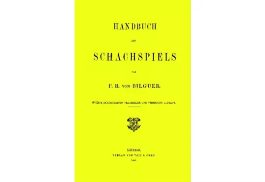 Handbuch Des Schachspiels - GERMAN EDITION