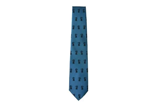 Blue Knight - Chess Tie