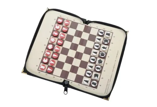 Russian Chess House Travel Chess Set - Limited Edition - Black
