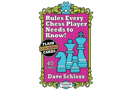 Colorable Flash Cards - Rules Every Chess Player Needs to Know