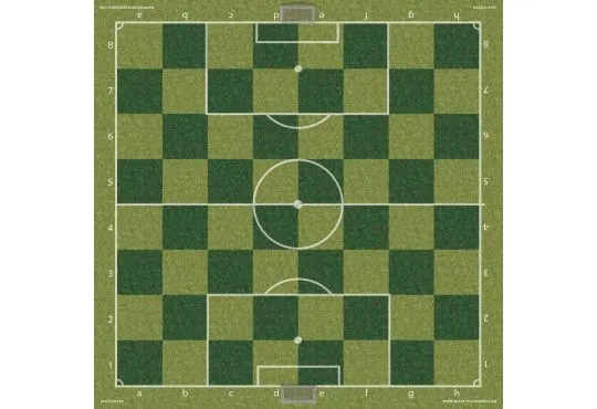 Soccer - Full Color Vinyl Chess Board