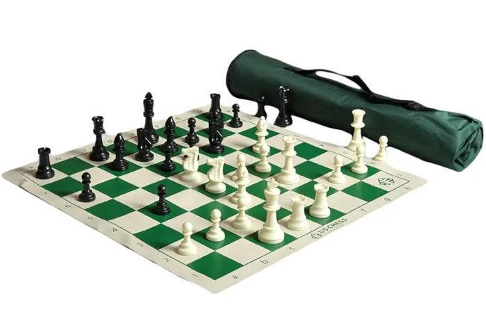 Regulation Tournament Chess Piece and Chess Board - 2.25 Squares