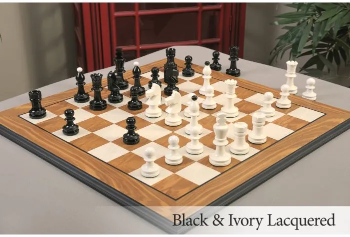 The House of Staunton Folding Mahogany and Maple Wooden Chess Board - 2.25  with Notation & Logo