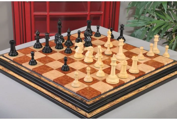 This wooden chess board inspired by 'Queen's Gambit' features