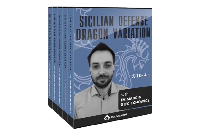 E-DVD Sicilian Defense Dragon Variation with IM Marcin